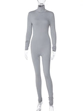 Load image into Gallery viewer, MOCK NECK JUMPSUIT (6 COLORS)