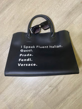 Load image into Gallery viewer, “FOREIGN TALK” TOTE